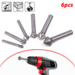 6pcs HSS Chamfering Tool Bit 3 Flute 90 Degree