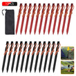 Pack of 12 Aluminium Alloy Tent Pegs 18cm Lightweight Nail Stakes Outdoor