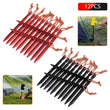 Pack of 12 Aluminium Alloy Tent Pegs 18cm Lightweight Nail Stakes Outdoor