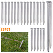 Metal Tent Peg 22cm Long V’ shaped galvanised pegs x 20 Per Pack