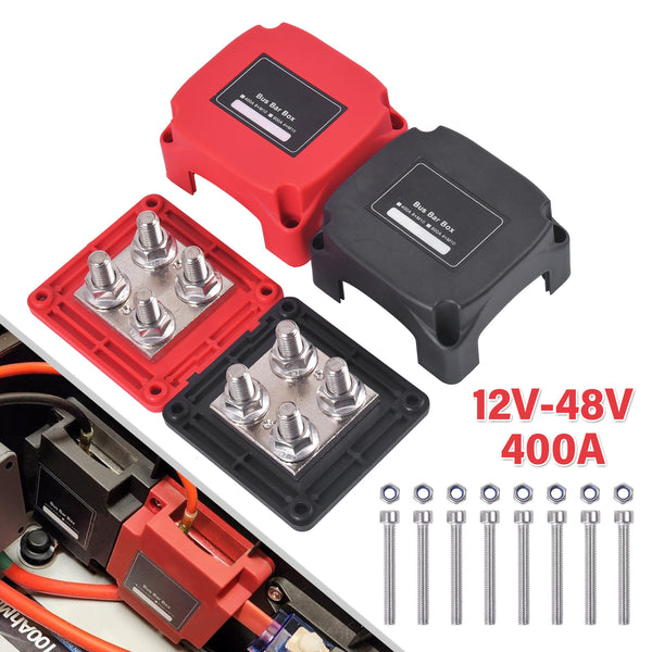 Power Distribution Block Heavy Duty Bus Bar Box M10*8