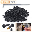 100 X TR414 Tubeless Rubber Car Wheel Tyre Valve