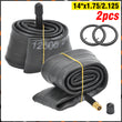 Bicycle Bike Cycle 14'' Inner Tube 2.125 - 14 Straight Valve