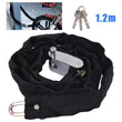 Bike Lock Chain Lock Heavy Duty 1.2m Security Padlock