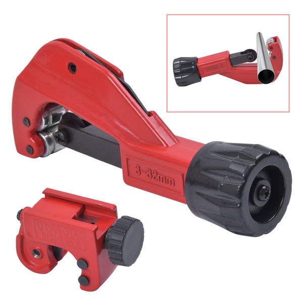 2PCS Metal Tube Cutter Set Mini Pipe Cutter Tool for Cutting Copper 3-32mm
