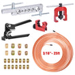 25ft 3/16'' Copper Coated Brake Line Kit w/ Single Flaring