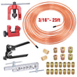 25ft 3/16'' Copper Coated Brake Line Kit w/ Single Flaring