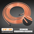 25ft 3/16'' Copper Coated Brake Line Kit w/ Single Flaring