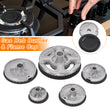 Set of 5 Cooker Oven Gas Hob Rapid Burner Caps Crown Ring Tops Kit