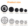 Set of 5 Cooker Oven Gas Hob Rapid Burner Caps Crown Ring Tops Kit