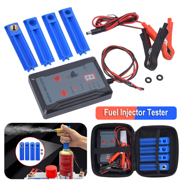 Universal Fuel Injector Tester Cleaner & Adapter DIY Cleaning Tool Kit