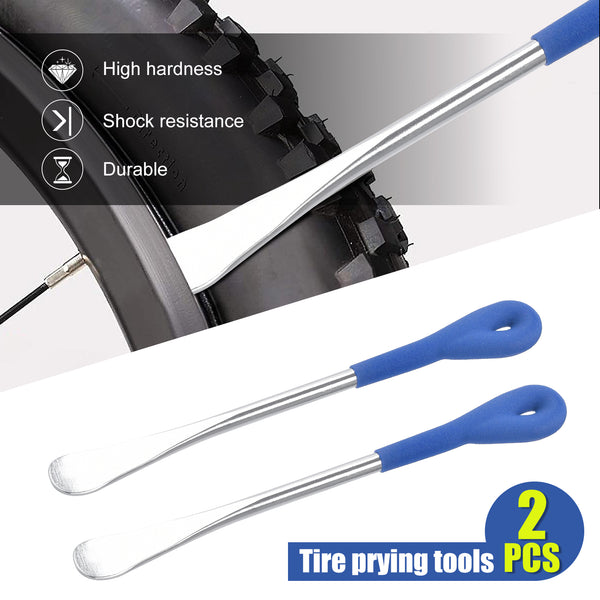 2x Heavy Duty Motorcycle Tire Lever Spoon Tyre Wheel Changing Repair