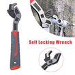 8" Self Locking Wrench Self Adjustable Spanner Pipe Wrench