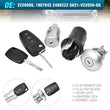 DOOR IGNITION BARREL 2 KEYS FOR FORD