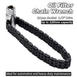 Oil Filter Wrench Chain Spanner Socket Removing Filter 21mm