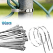100 x 300MM X 4.6MM STAINLESS STEEL METAL CABLE TIES