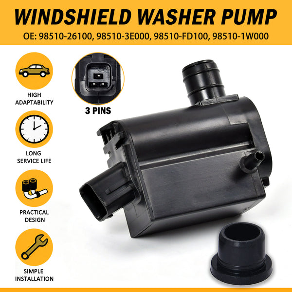 Windscreen Washer Pump For Hyundai i20 i30 Kona