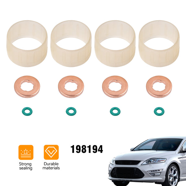 Fuel Injector Seal Washer O Ring Set For Peugeot 207 3008 308