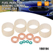Fuel Injector Seal Washer O Ring Set For Peugeot 207 3008 308