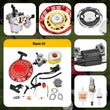 Carburetor Plug Ignition Coil Recoil Gaskets Service Kit