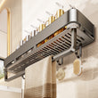 Shower Caddy Suction Cup 2 Pack with Hooks & Towel Rack