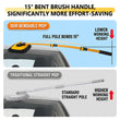 MICROFIBRE WASH BRUSH CLEANING MOP EXTENDABLE CAR CARAVAN