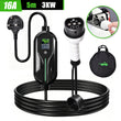 EV Charging Cable Type 2 UK Plug 3 Pin Electric Vehicle Car Charger