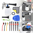 High Pressure Car Cleaning Gun with Soft Bristle Nozzle