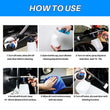 High Pressure Car Cleaning Gun with Soft Bristle Nozzle