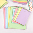 5 Pcs Pastel Top Spiral Notebook