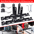 Toe Wheel Alignment Tool Plate Kit with Measuring Tapes