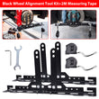 Toe Wheel Alignment Tool Plate Kit with Measuring Tapes