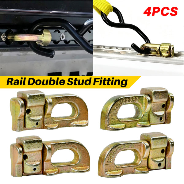 4X L Track Anchor Track Tie Down Point Rail Double Stud Trailer