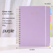 Spiral Notebook College Ruled with Stickers
