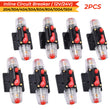 Trip DC Car Audio Solar Energy Inline Circuit Breaker 12V Fuse Holder