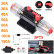 Trip DC Car Audio Solar Energy Inline Circuit Breaker 12V Fuse Holder