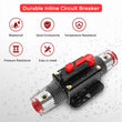 Trip DC Car Audio Solar Energy Inline Circuit Breaker 12V Fuse Holder