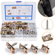200Pcs Assorted Spire Clips U Nuts Captive Speed Fasteners