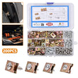 200Pcs Assorted Spire Clips U Nuts Captive Speed Fasteners