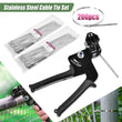 200 Stainless Steel Cable Tie Gun Zip Tie Wrap Tool Wear Resistance