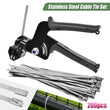 200 Stainless Steel Cable Tie Gun Zip Tie Wrap Tool Wear Resistance
