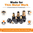 6PCS Hand Rivet Nut Head Nuts