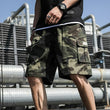 Men's Summer Outdoors Casual Camouflage Overalls Sport Shorts Pants