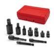10x Impact Socket Adapter Set 360° Female to Male