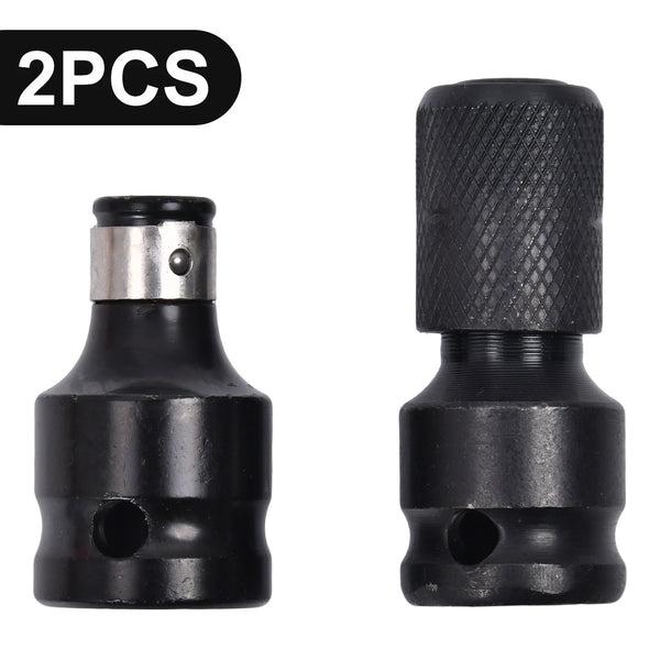 Impact Wrench Adapter 1 / 2-1 / 4 Socket To Bit Holder With Hexagonal