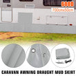 Caravan Awning Mud / Draught Skirt 7m Length X 50cm Depth w/ Wheel Arch Cover