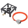 Gas Boiling Ring Cast Iron Burner Outdoor Cooker Stove Camping 8kW
