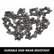 2 Pack 18 Inch Chainsaw Saw Chain Blade Pitch 0.050 Gauge 63DL