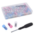 100pcs Tyre Puncture Repair Kit Screw In Rubber Nail Car Tire Nail