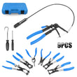 9pcs Automotive Flexible Hose Clamp Clip Pliers